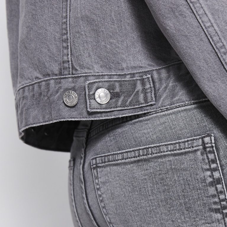 Cropped denim jacket "Own"
